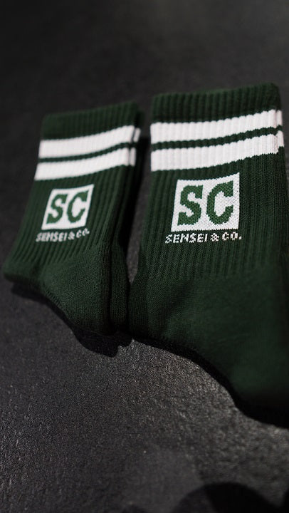 Green on sale trainer socks